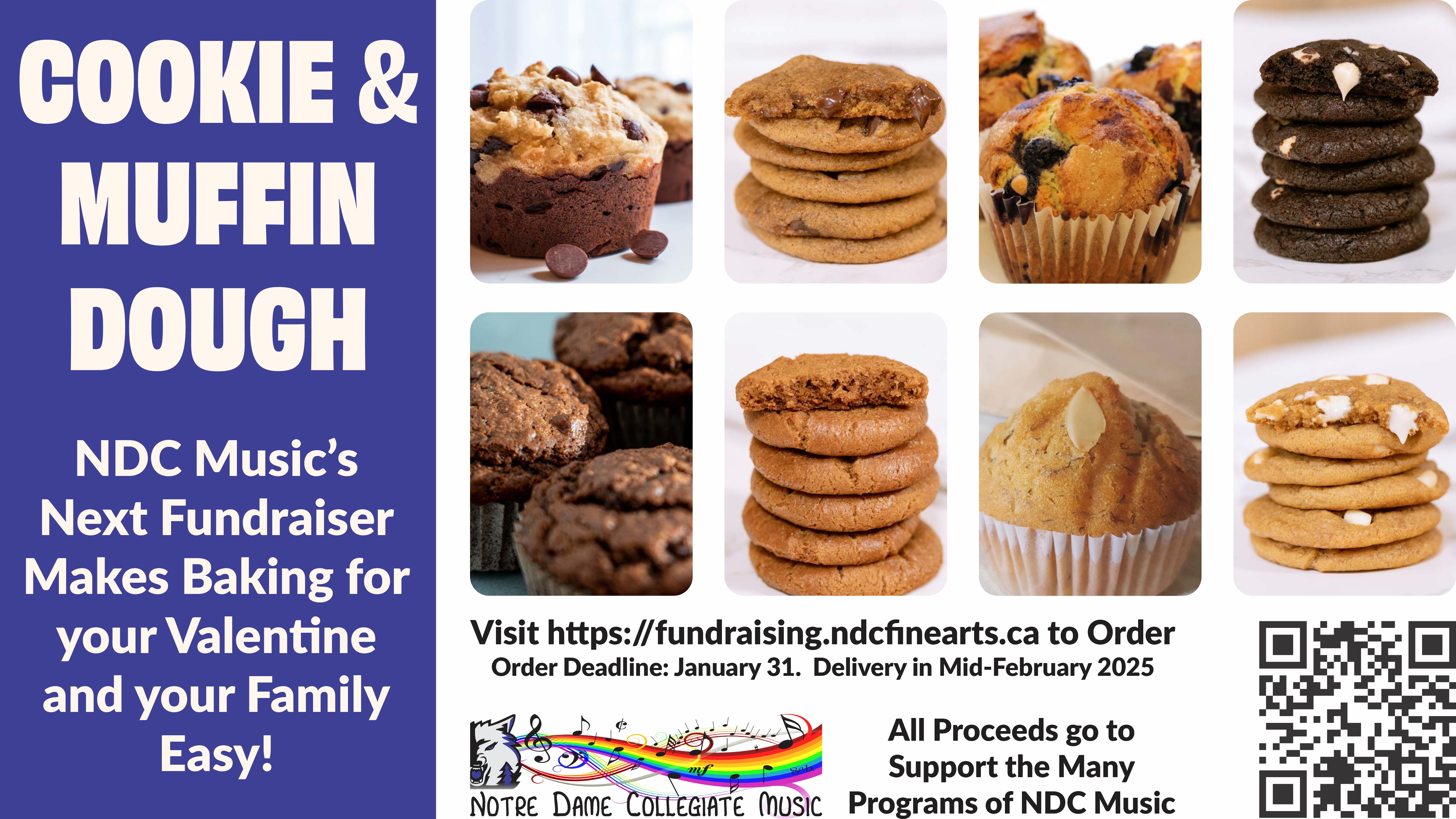 Our Cookie and Muffin Dough Fundraiser