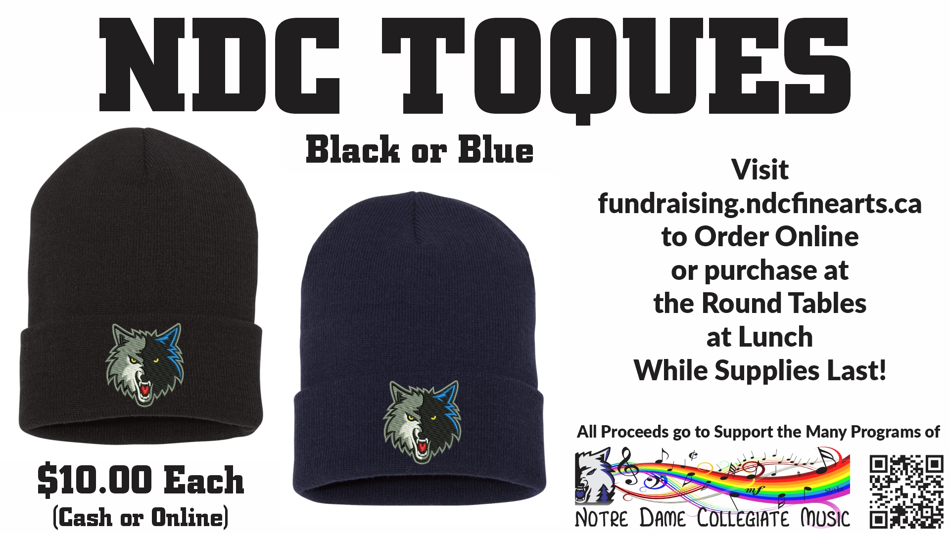 Our NDC Toque Fundraiser